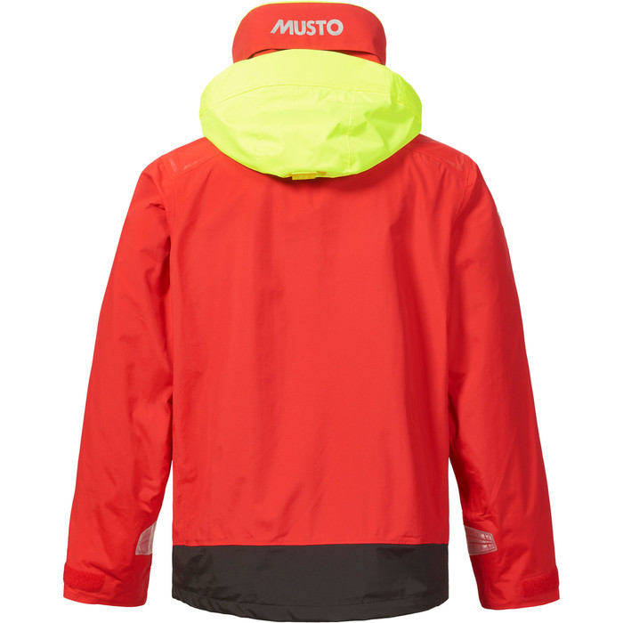 2024 Musto Mnner BR1 Channel Sailing Jacket & Trouser Combi Set 82399B - True Red / Black